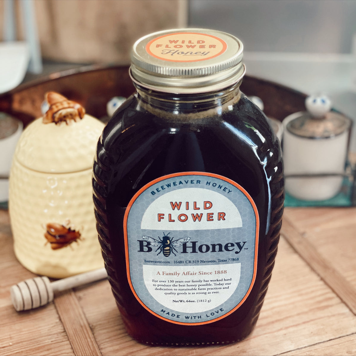 BeeWeaver Wildflower Honey- 4 pounds – Yonder Way Farm