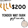 Gift Card: $200 Amount