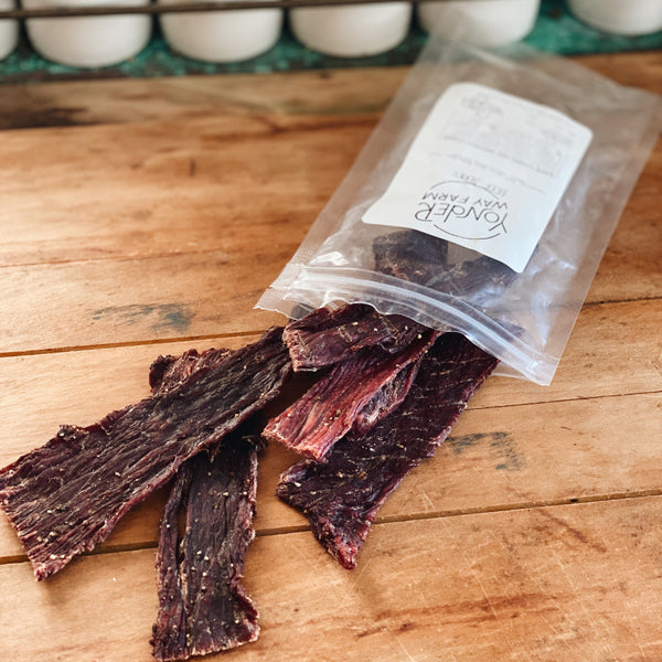 Grass-Fed Beef: Beef Jerky (Peppered)