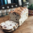 Artisan Bread: Texas Cranberry Pecan Loaf (sliced)